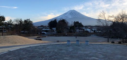 八木崎公園からの富士山