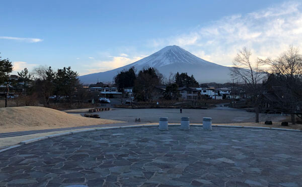 八木崎公園からの富士山