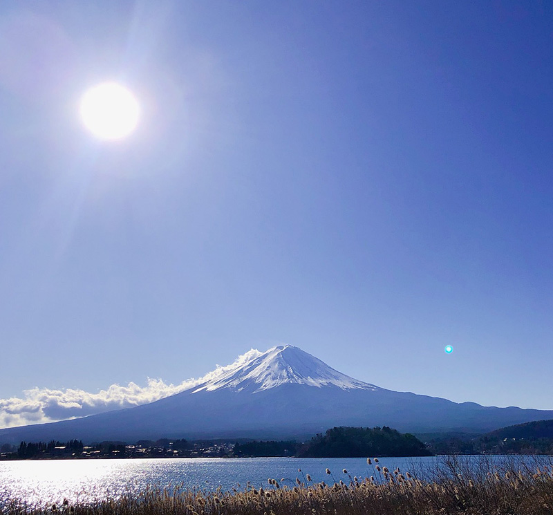 大石公園の富士山