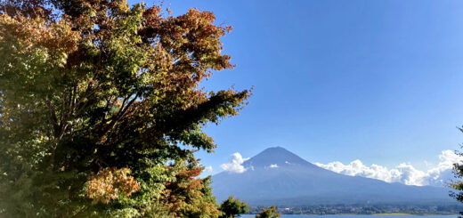 10月初旬の河口湖